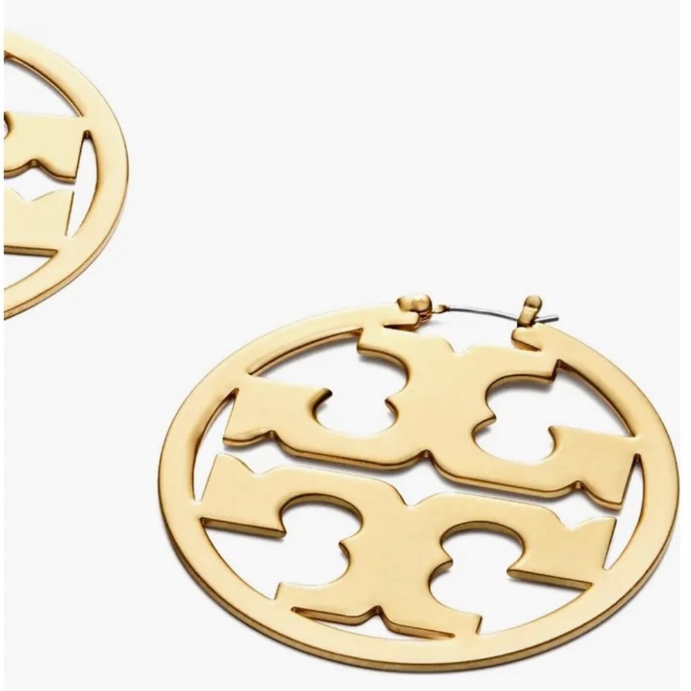 Tory Burch Miller logo earrings